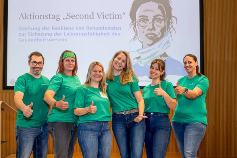 Team von Second Victim Österreich beim Aktionstag Second Victim